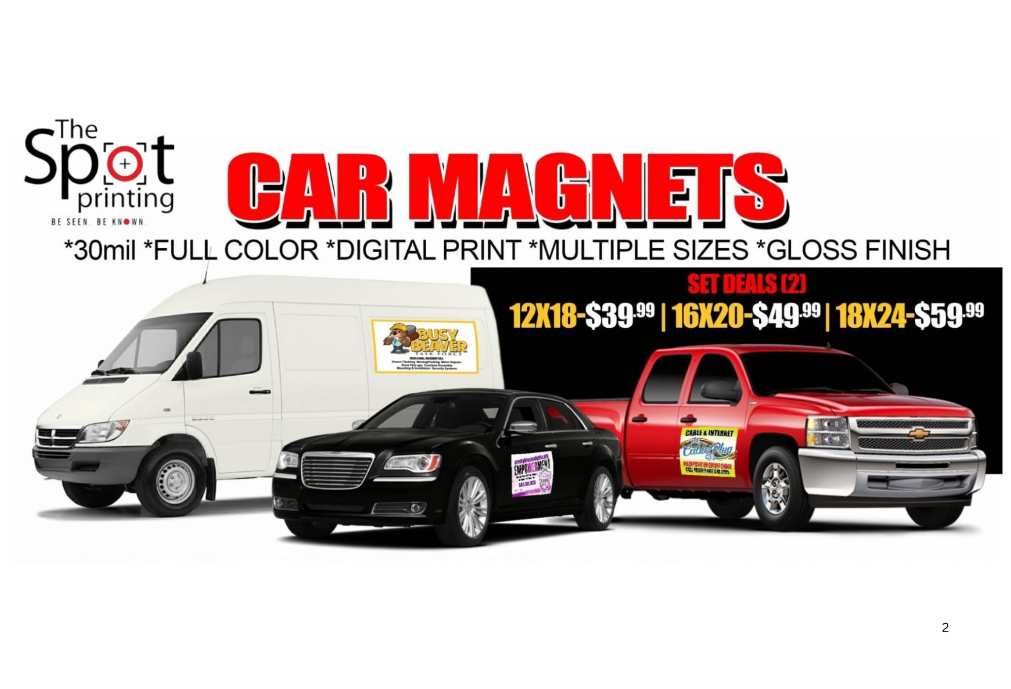 Car Magnets (Set of Two)